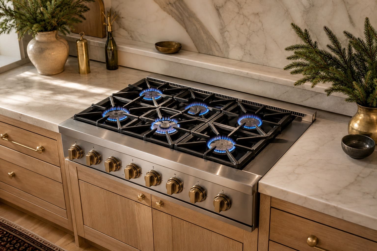 Thermador built-in appliances in a Walnut Creek kitchen